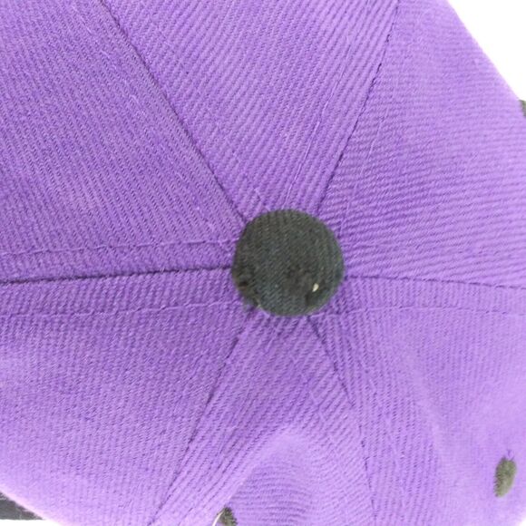New York Dark Purple Black Snapback Premium Headwear Cap Hat KIPA - Picture 7 of 9